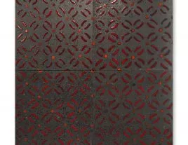 Decoro Red Butterfly Lava Tile Floor